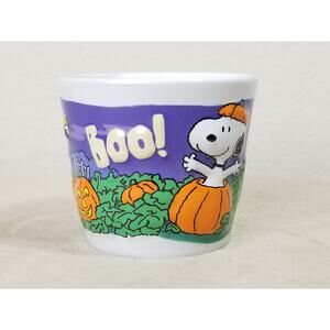 Halloween Boo Peanuts Snoopy Candle Holder Hallmark 3" United Feature Syndicate